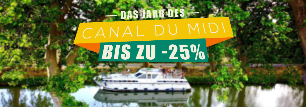Eine Flusskreuzfahrt auf dem Canal du Midi mit Les Canalous